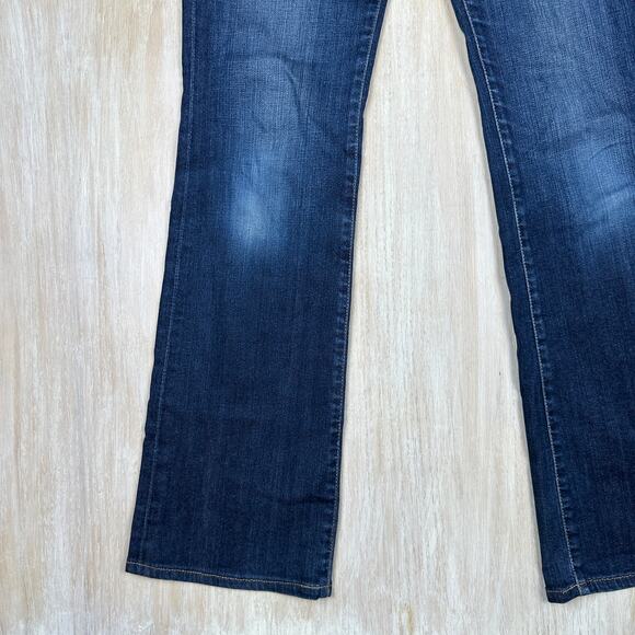 AG Adriano Goldschmied Jessie Curvy Bootcut Blue Dark Wash Casual Denim Jeans 26 - Picture 5 of 16
